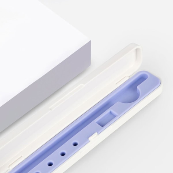 Bärbar pennhållare Pencilförvaringslåda ABS Matt Travel Hard för case för Apple Pencil 1&2 Gen för Touch Tablet-tillbehör Glacier blue 10