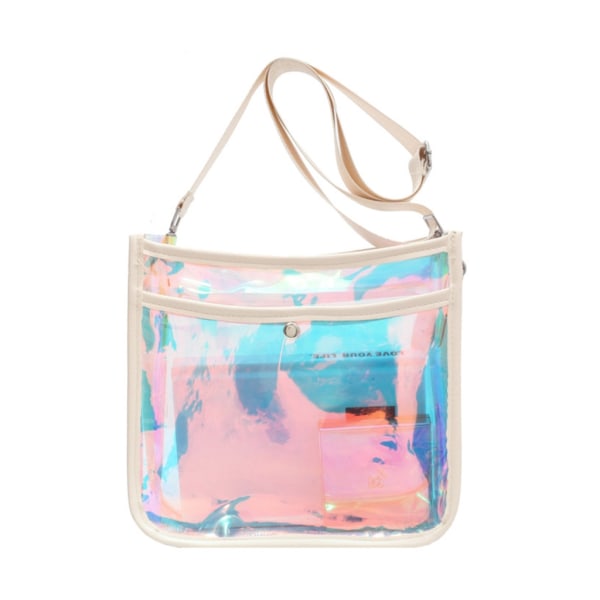 Laser Axelväska Dam Glänsande Reflekterande Crossbody Väska Flickor Messenger Väska Sommar Strandväska Casual Weekendväska Ins