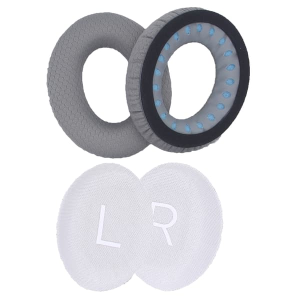 Erstatnings Mesh Stoff Øreputer Øreputer Øremuffer for QC45 QCSE New Quiet Comfort Wireless Black