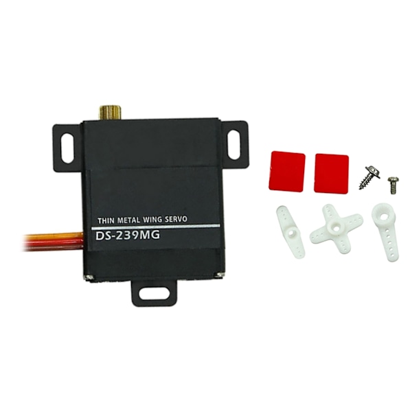 DS239MG Servomotor med Högt Vridmoment för Fjärrstyrda Flygplan Bred Kompatibilitet