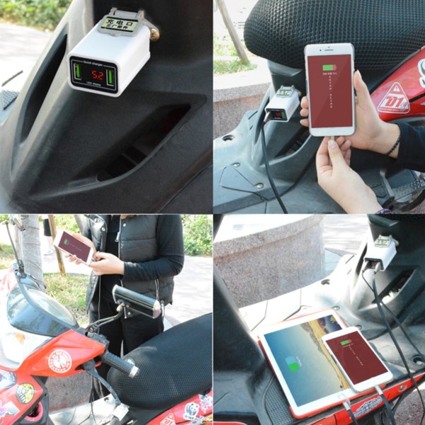 Poratble USB laddare 5V 2A Power Rider Mobiltelefonladdaradapter Används för laddning av watch Smartphone