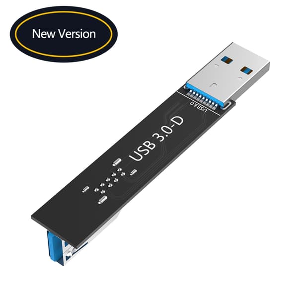 USB3.0 D Forlængerplade Han til Hun Adapter For Effektiv PC Tilslutning