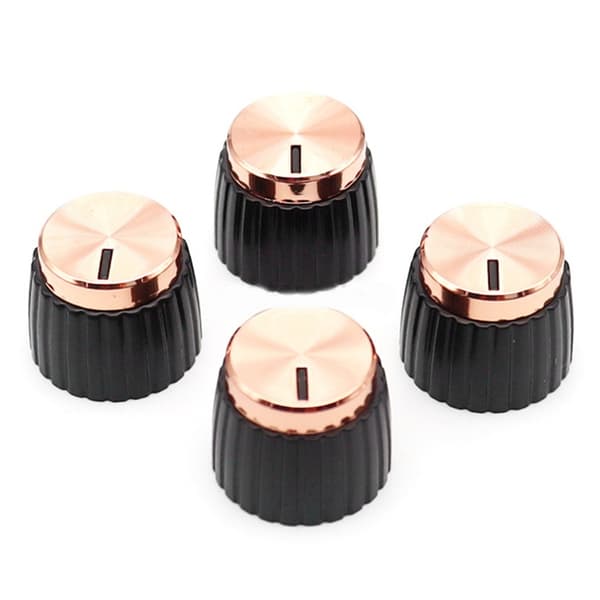 10 stk oppgraderte gitarforsterker-knotter som passer til 6 mm diameter potter