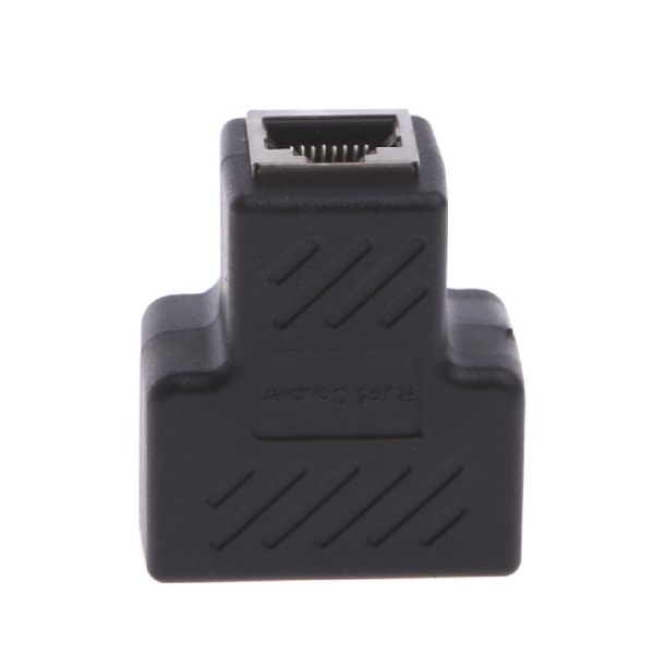 Ethernet Splitter Coupler RJ45 Splitter Connector Adapter 1 till 2-vägs kontakt för P