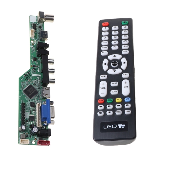 Universal LCD Controller Driver Board Kit V29 AV TV VGA HDMI-kompatibel USB