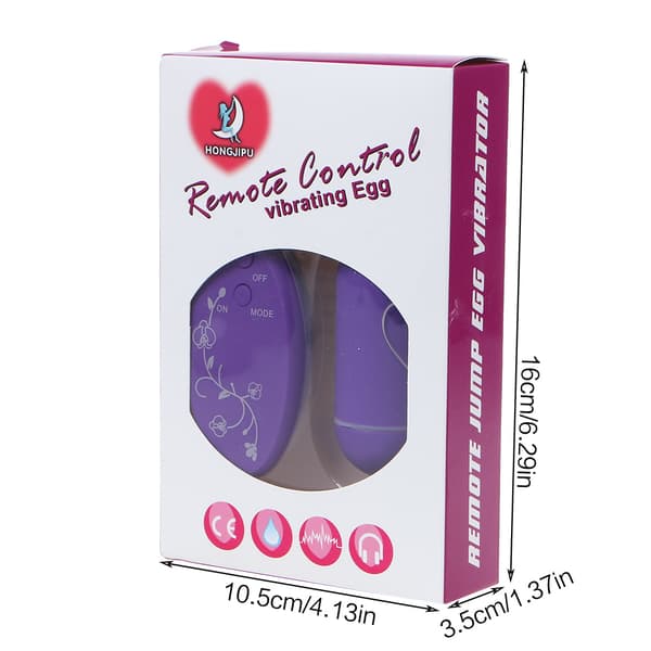 Vanntett 20 Frekvens Fjernkontroll Trådløs Vibrerende Egg Vibrator
