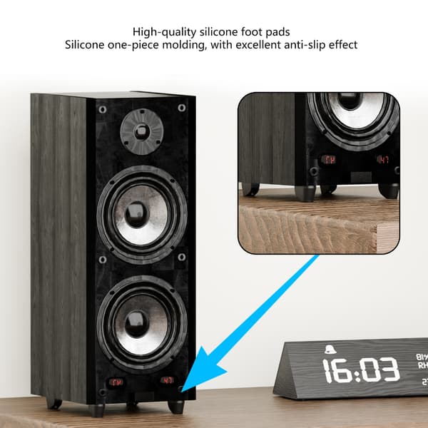 Silikon Utrustningsplatta Bas För DJ-utrustning Vibrationsdämpning Repskydd