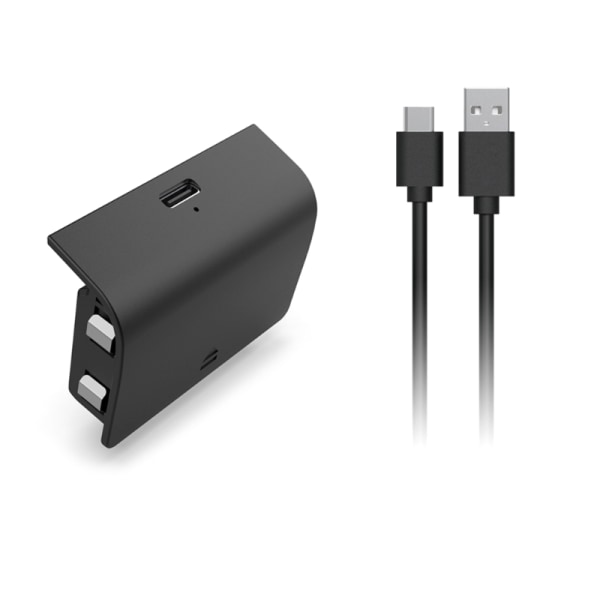 Controller batteripaket för SeriesS uppladdningsbara batterier Spelhandtag batteripaket med USB kabel speltillbehör Black