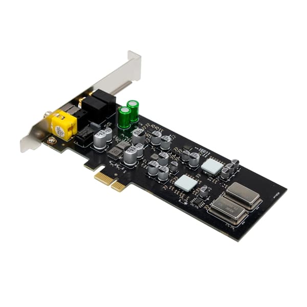 PCIe lydgrænseflader lydkort til studiebrug 24Bit 48kHz ADC metalskal