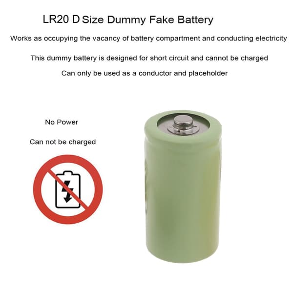 3V 2in1 D LR20 Pariston Eliminatorit USB-virtajohdolla elektronisille leluille