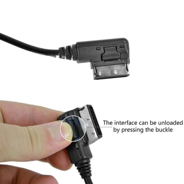 AMI til Aux 3,5 mm stereoadapterkabel til W207 W204 W221 bilradioforbindelse