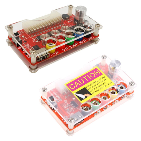 ATX Power Supply Breakout Board för elektronisk komponent justerbar spänningsknopp
