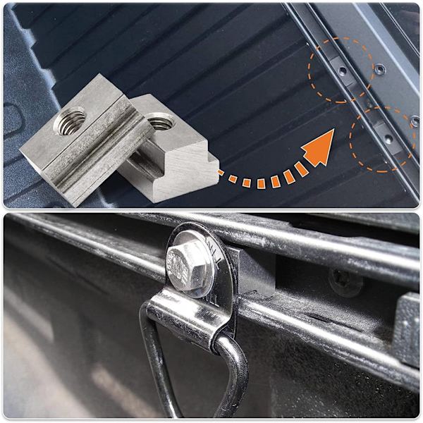 Cargo Bolt Fastgørelses V-ringe 3/8\"-16 Gevind T-slot Møtrik Skive