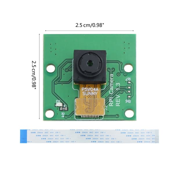 Mini Kameramodul 5MP 1080p Webcam Modul OV5647 Sensor med Fladkabel
