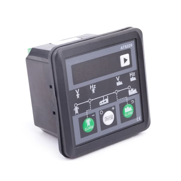 Genset ATS-kontroller ATS220 Elektrisk generatorpanel Auto Manuell LED