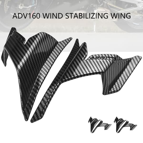 Motorcykel Frontkåbe Winglets Udskiftning Frontkåbe Dækning til ADV160 Forged pattern