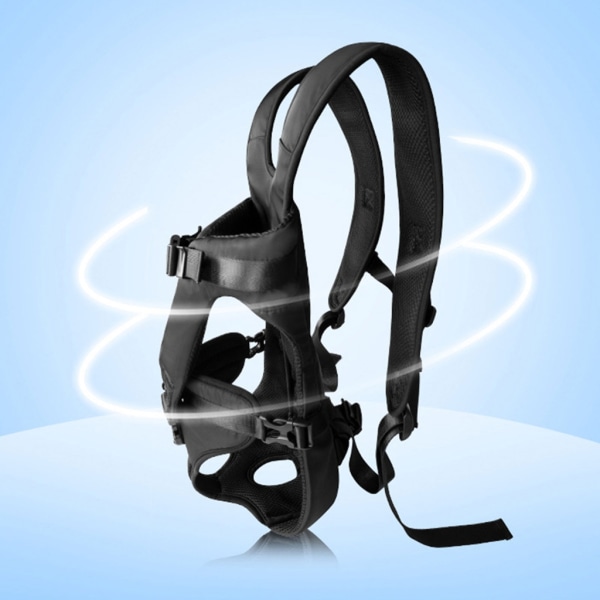 Hundhållare Justerbar ryggsäck för vandring eller resor Sportväska Trainer Outdoor för små medelstora hundar ArmyGreen M