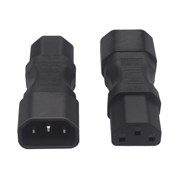 Universal Adapter Bærbar Han til Hun Adapter C14 til C13/C14 til C15 ABS C14 to C15