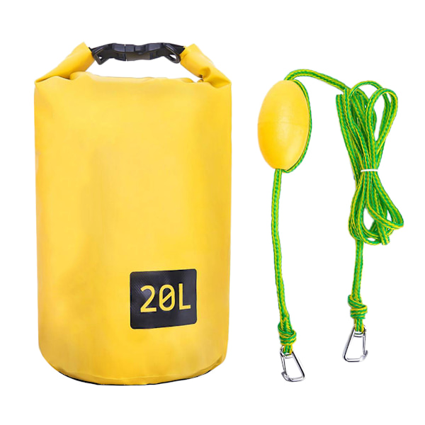 10L Kajak Roning Sandanker 2 i 1 Sandpose Bådanker Kajak Kanoer Vandtæt Dry Bag Med Trækreb Bærbar Dry Bag