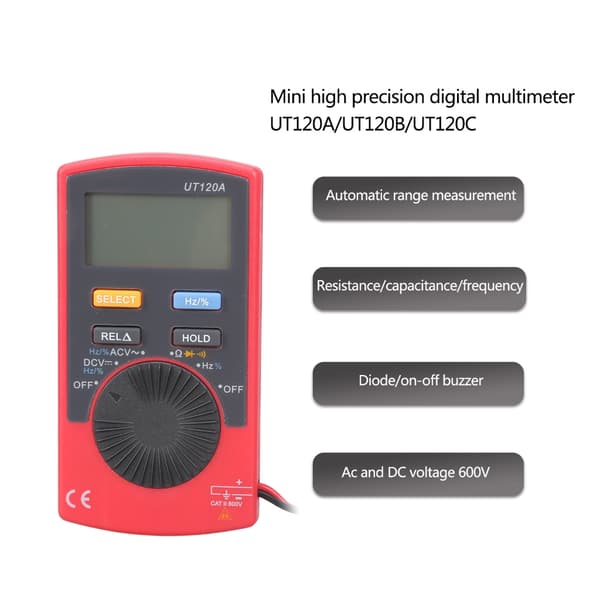 Lett å bære multimeter for teknikere, effektivt vedlikehold av feltutstyr