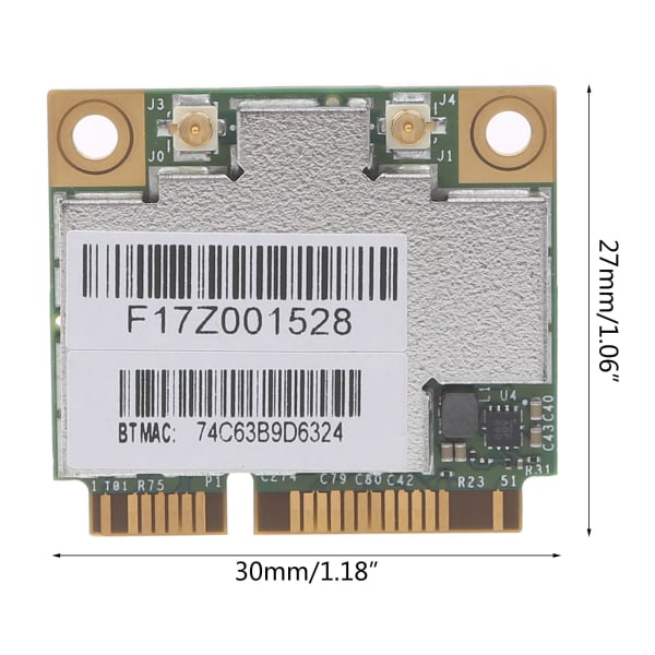 WiFi-kort AW-CE123H BCM94352HMB 802.11ac 2.4G/5Ghz Mini PCI-E-kort 867Mbps Bluetooth-kompatibelt 4.0 BCM94352 94352HMB