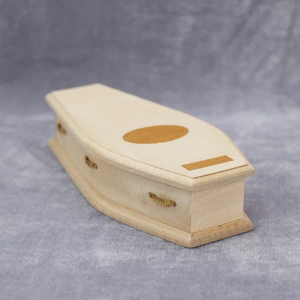 Miniatyr träkista modell Mini dockhus kistor Box Trä hantverk