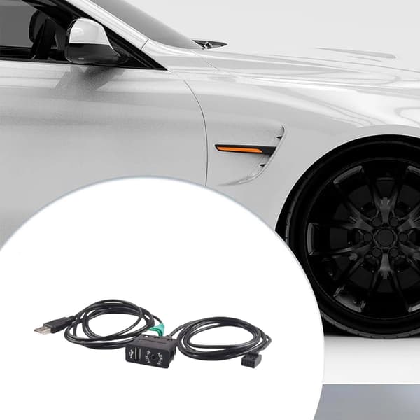 Adapter for E46 Biltilbehør AUX in USB Bryterkontakt