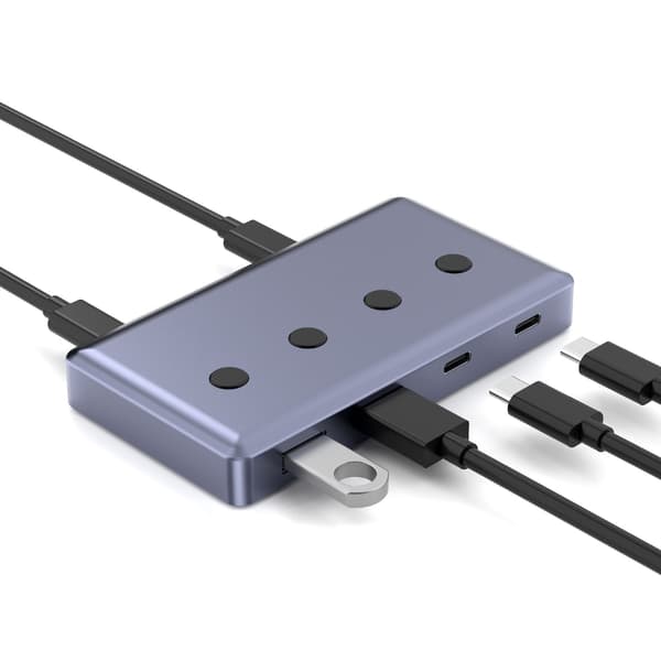 Praktisk USB-hub USB-splitter USB-utvider for fotografer og gamere