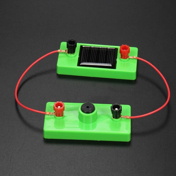 Pedagogisk solcellepanel for fysikk, elektrisitetseksperimenter