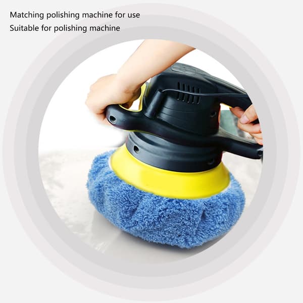 9'' til 10'' Mikrofiber Bilpoleringsputer Voksing Polering Bonnet Buffing Cover