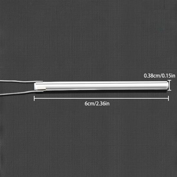 3 stk. justerbar temperatur elektrisk loddeboltvarmer 60W keramisk intern