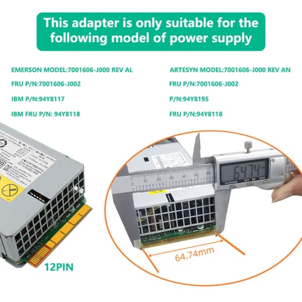 17x 6-Pin Strømforsynings Breakout Board Konvertere 12V Adapter til Mining