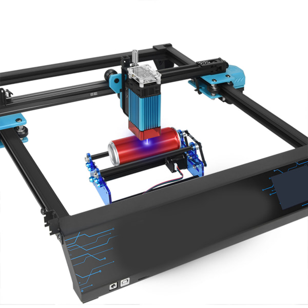 Twotrees lasergraveringsmaskin roterande modul Rullplattform för märkning av koksburkar Termoskoppar 3D-skrivardelar