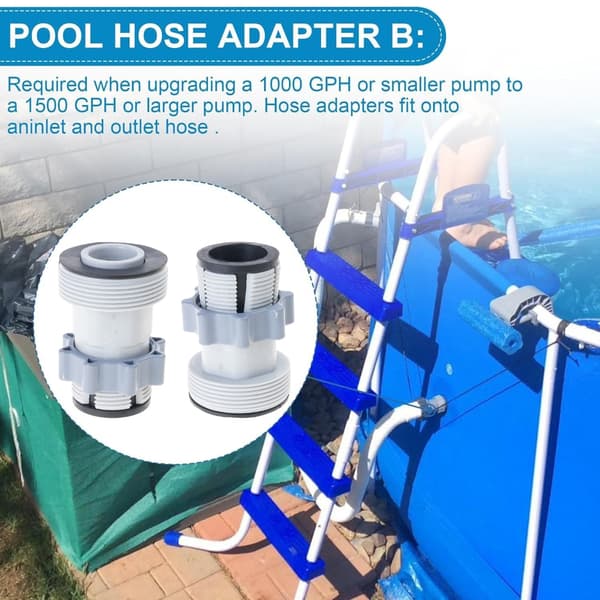 Multifunktionel Poolslange Adapter Slangekobling Til 4572 Poolmodifikationer