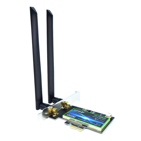 Stationär AC-7265 7265AC 802.11AC Dual Band 867Mbps BT 4.2 PCIe WIFI-kort Wifi för Intel 7265NGW för Linux/Win7/Win8/Win10