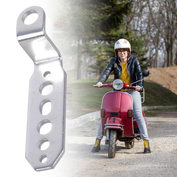 Starkt L-format Cykeltelefonfäste Designat för Elmotorcykeltillbehör Fork Extension Bracket