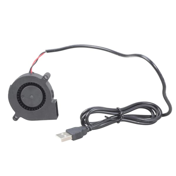 Plast 50mm Fläkt 5V USB Kylfläkt För Datorutrustning Ersättning