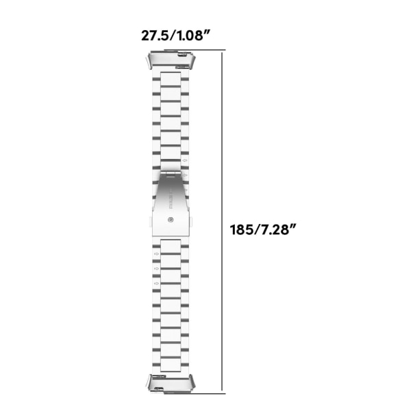 Hållbar metallarmbandsrem för Redmi Watch 3 Active/Lite Justerbar storlek Vattentät och svettbeständig Rose Gold