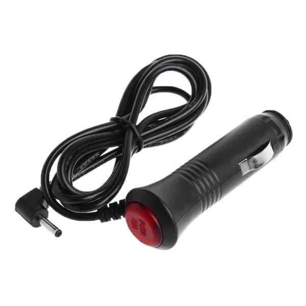 DC 12V 3.5MM Biladapter Oplader Cigarettænder Strømstik Ledning GPS Kabel