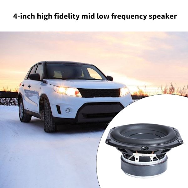 4 tuuman subwoofer-kaiutin HiFi-kotiteatteri bassokaiutin 4 ohmin kaiutin