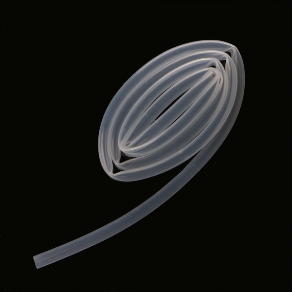 6mm ID x 8mm OD Livsmedelsgodkänd Silikonslang Flexibel Slang 1m Transparent