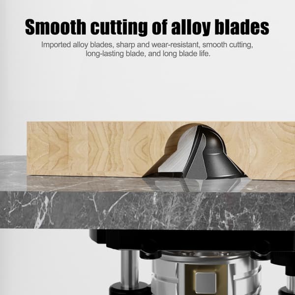 Solid Stål Rund Bunn V-Formet Fresekutter For Trebearbeiding Og Laminert Panel A