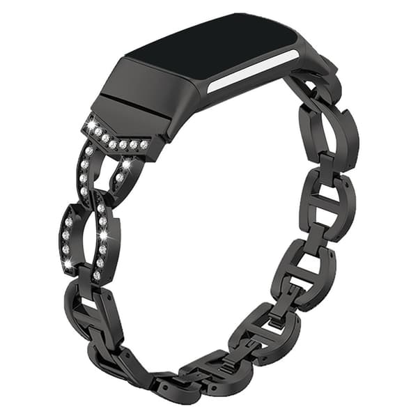 Urremme i rustfrit stål til Charge 5 Business urrem Black