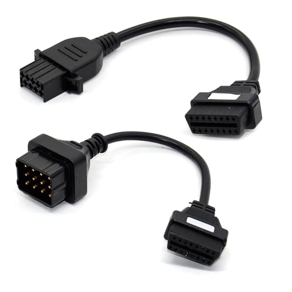 8x OBD2 Adapterkabler Diagnostisk Stik Til Motorstyringsenhed Programmering