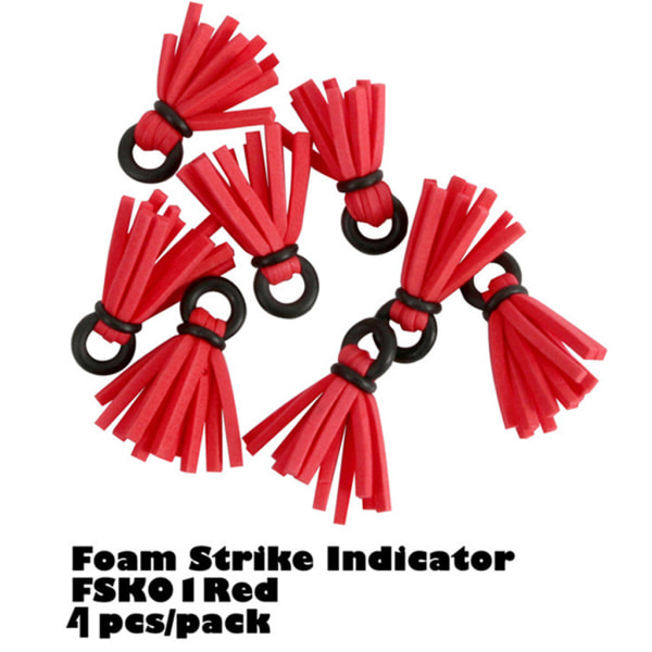 4st/ Set Strike Indicator för flugfiskeredskap Tillbehör Fiske Flytskum Yellow B