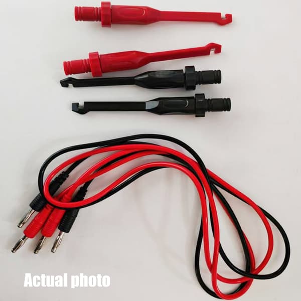 Piercing Probe Clip 4mm Bananplugg Auto Testledninger for Elektrisk Testing