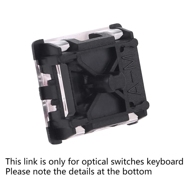 Gateron Optical Switches Interchange Optical Switch Mekaniskt tangentbord SK61 SK64 Blå, Röd, Brun, Svart, Gul, Axis Silver