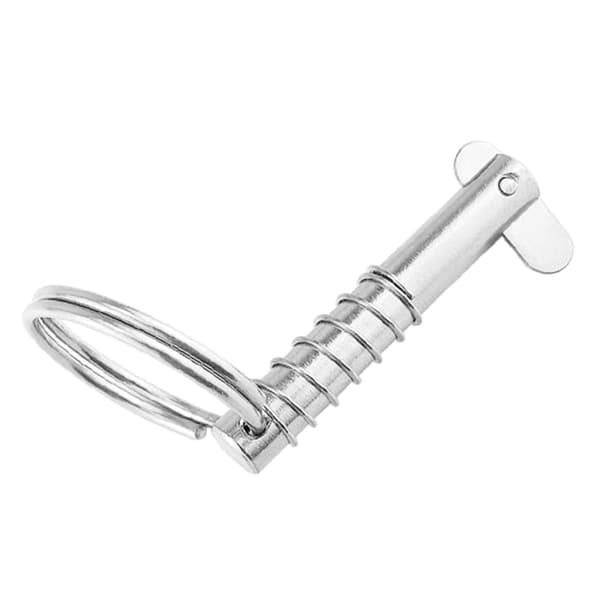 1st marina säkerhetsnålar Quick Release Pin med Drop Cam & Spring, Rostfritt stål Bimini Top Pin, Marine Hardware, Silver 8x76mm