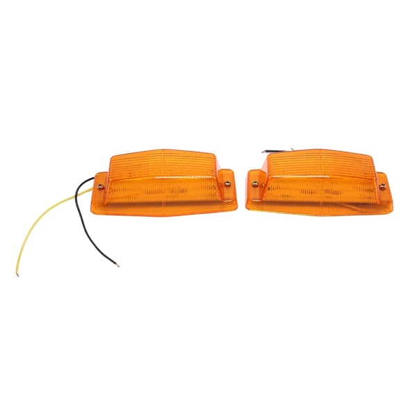 Dobbelte trailer sidelygter 2 stk. Orange