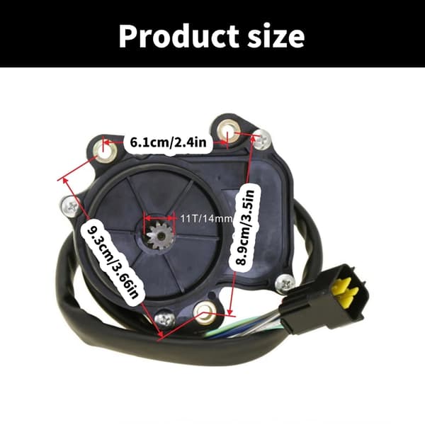 Foraksler Differensialgir Motor Assy Servomotoraktuator for ATV